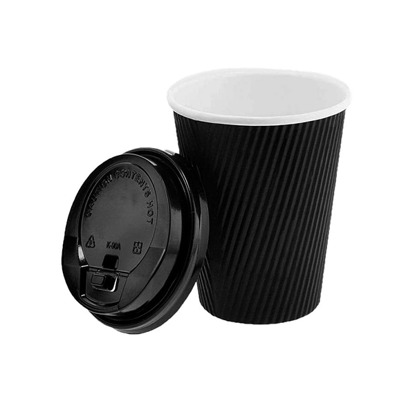 Drinkware Paper Cup Coffee With Lid 110ml 20pk