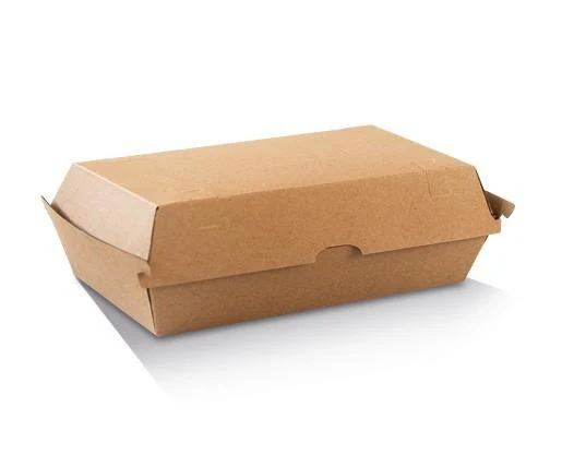 Hard Corrugated High Snack Box Large Brown Kraft / CB8H 150 4 6 24