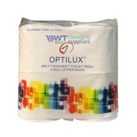 Optilux 2Ply 700 Sheets Toilet Paper 48 Rolls