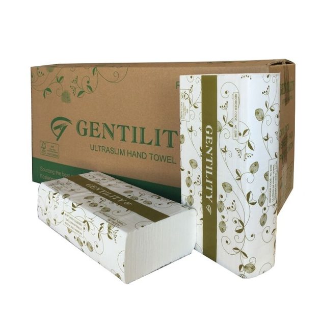A&C Gentility Ultra-slim Paper Hand Towel 1 ply 150 sheets