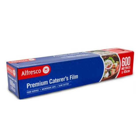 Alfresco Premium Caterers Cling Wrap 45cm x 600m