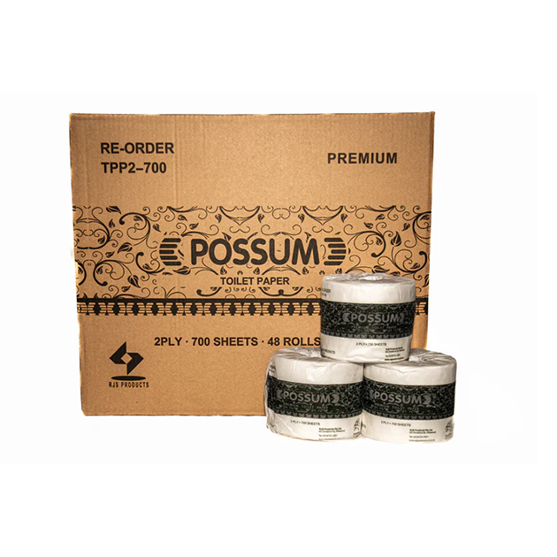 Possum Premium Toilet Paper 700sheet 2ply 48rl