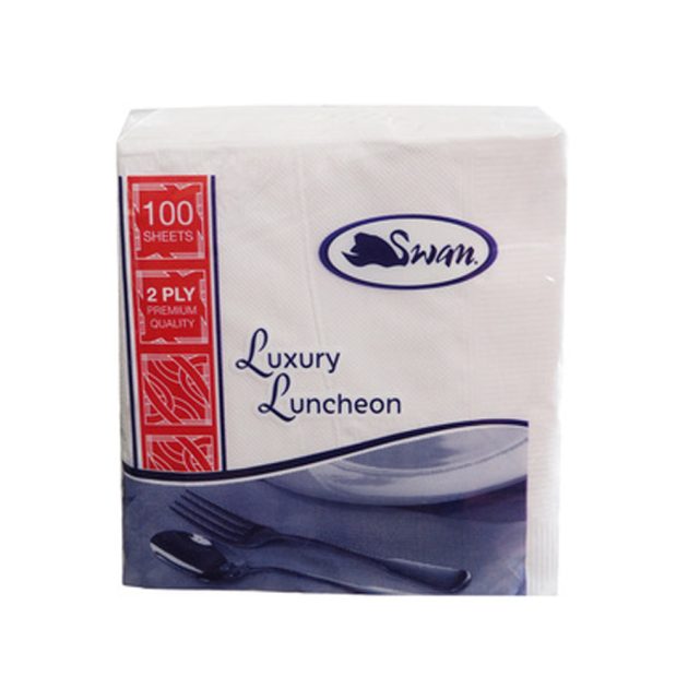 Swan Luxury Luncheon Napkins