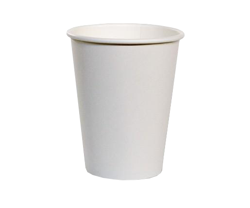 12OZ SINGLE WALL PE PAPER CUP WHITE 1000