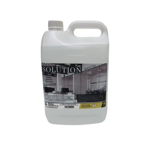 SOLUTION – Glass, Mirror & Chrome cleaner, Quick Dry - 20 Litre