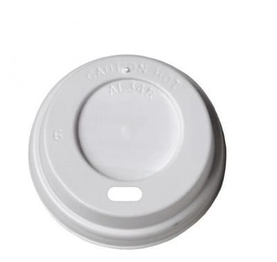 62mm PS COFFEE CUP LIDS WHITE TRAVEL 1000