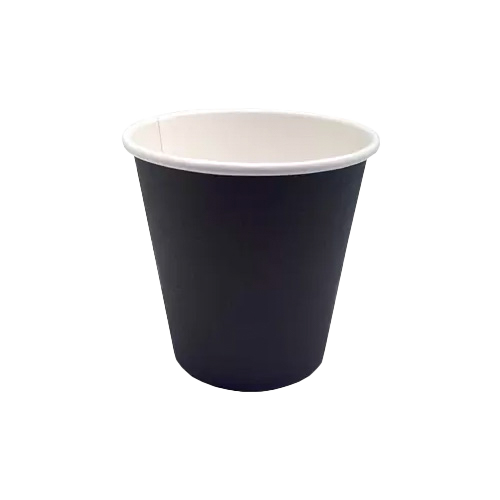 8OZ 90MM ULTRA SINGLE WALL PE PAPER CUP BLACK 1000