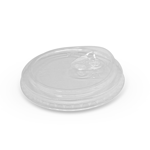 CLEAR RPET 98MM STRAW-FREE LIDS 1000PCS