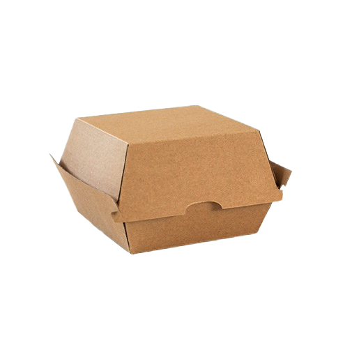 Hard Corrugated High Burger Box Brown Kraft / CB2H 200 4 6 24