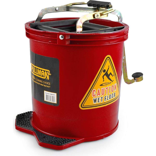 Pullman Heavy Duty Mop Bucket – RED 16L – BWT Cleaning Supplies